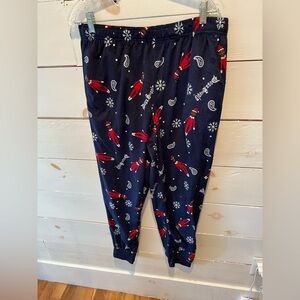 Dogg Supply Snoop Dogg men’s pajama jogger pants size large, see photos, holiday